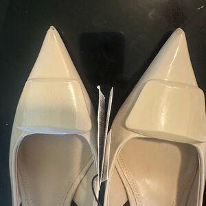 Zara Cream Pointed Heels